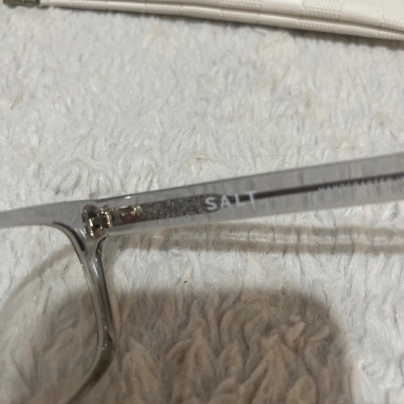 SALT. Eyeglasses Frames Only 54 [] 18-151 WALTER  Handcrafted in Japan Clear - Picture 6 of 9